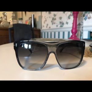Tom Ford black grey ombré sunglasses